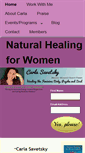 Mobile Screenshot of naturalhealingforwomen.com