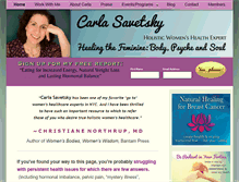 Tablet Screenshot of naturalhealingforwomen.com